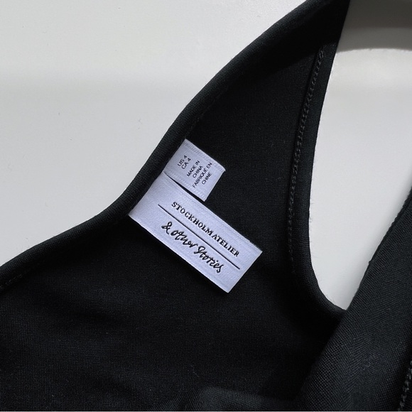 & Other Stories Asymmetrical One-Shoulder Crop Tank Top - Picture 2 of 5